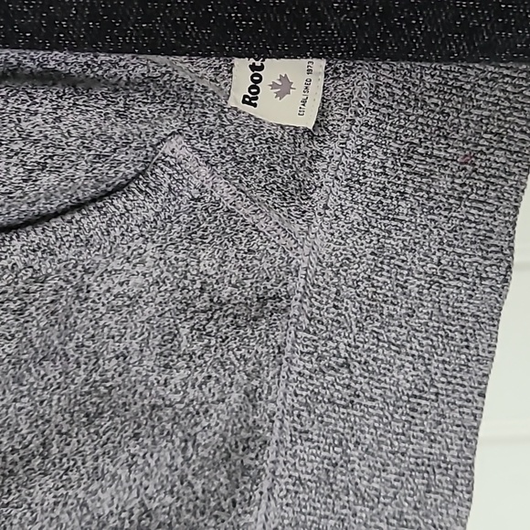 ROOTS zipper hoodie Black Merle & grey Medium - Picture 3 of 5